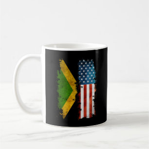 Mug Drapeau jamaïcain américain Jamaïque États-Unis