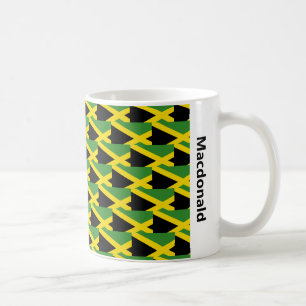 Mug Drapeau jamaïcain élégant