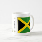 Mug Drapeau Jamaïque + Musique Carte (Devant droit)