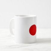 Mug Drapeau japonais cool (Devant gauche)