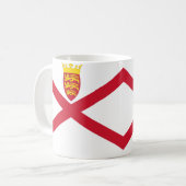 Mug Drapeau Jersey Musique en céramique (Devant gauche)