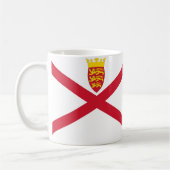 Mug Drapeau Jersey Musique en céramique (Gauche)