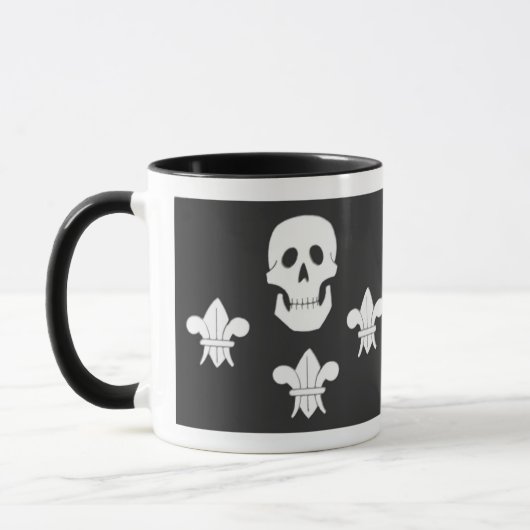 MUG DRAPEAU JOLLY ROGER ET TROIS LIEUX (Gauche)
