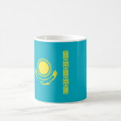 Mug Drapeau kazakh en céramique Musique (Centre)
