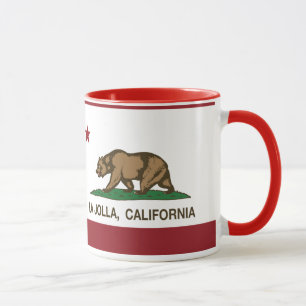 Mug Drapeau La Jolla de République de la Californie