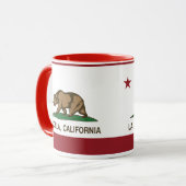 Mug Drapeau La Jolla de République de la Californie (Devant gauche)