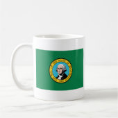 Mug Drapeau lashingtonien + Musique de carte (Gauche)