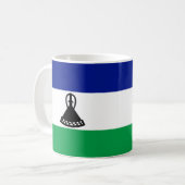 Mug Drapeau Lesotho Musique en céramique (Devant gauche)