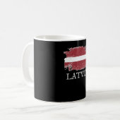 Mug Drapeau Lettonie (Devant gauche)
