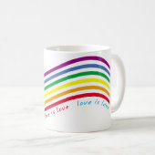 Mug Drapeau LGBT (Devant droit)