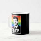 Mug Drapeau LGBT de Pete (Devant gauche)