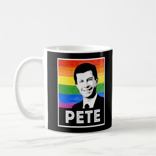 Mug Drapeau LGBT de Pete (Gauche)