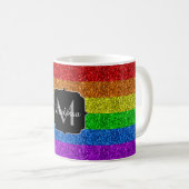 Mug Drapeau LGBT éclatant (Devant droit)