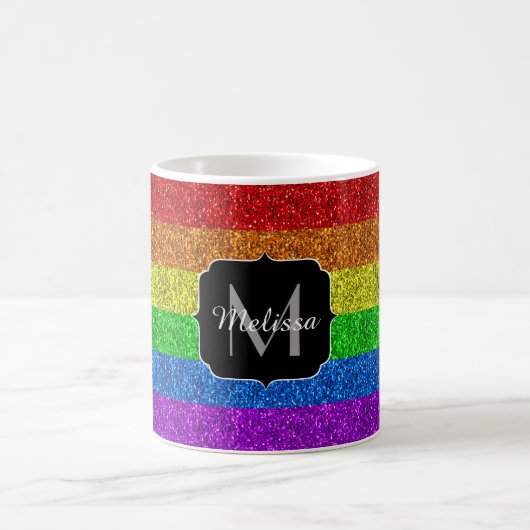 Mug Drapeau LGBT éclatant (Centre)