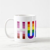 Mug Drapeau LGBT HUMAN Mois Gay pride Transgenre (Gauche)