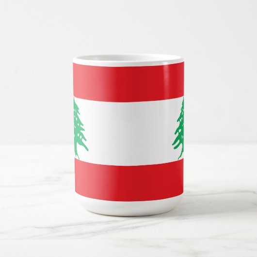 Mug Drapeau libanais (Centre)