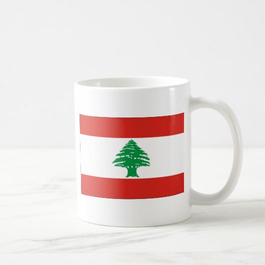 Mug Drapeau libanais (Droite)