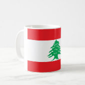 Mug Drapeau libanais (Devant gauche)