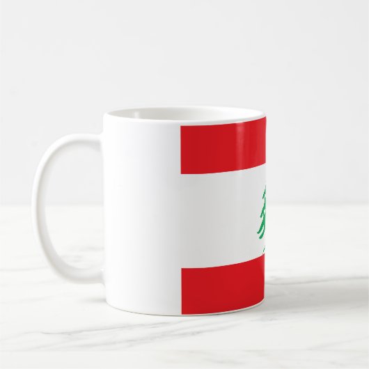 Mug Drapeau libanais (Gauche)