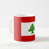 Mug Drapeau libanais cool (Devant gauche)