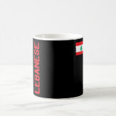 Mug Drapeau Libanais Et Racines Libanaises (Centre)