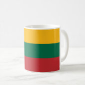 Mug Drapeau (lithuanien) de la Lithuanie (Devant droit)