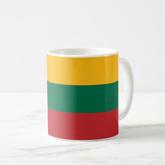 Mug Drapeau lituanien (Devant droit)