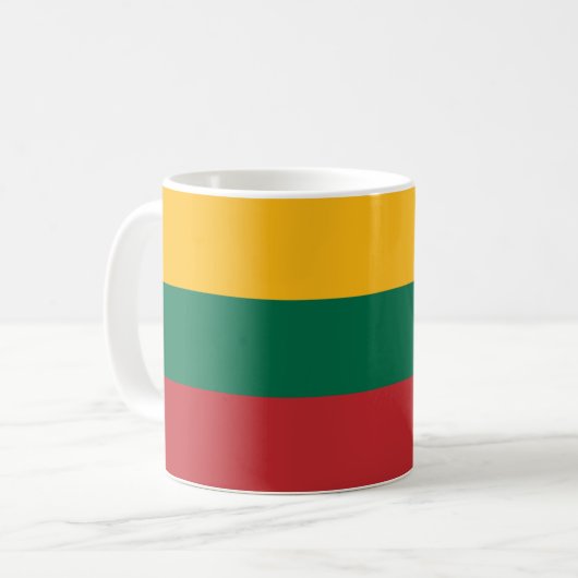 Mug Drapeau lituanien (Devant gauche)