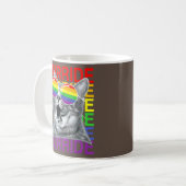 Mug Drapeau Lunettes de soleil LGBTQ mignonne Gay prid (Devant gauche)