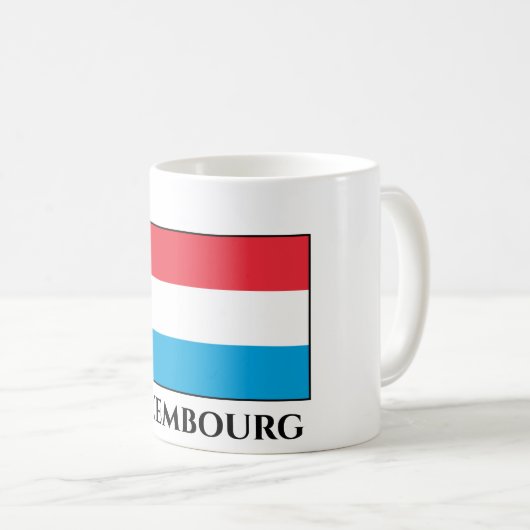Mug Drapeau Luxembourg (Devant droit)
