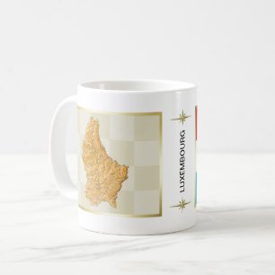 Mug Drapeau Luxembourg + Plan de Musique