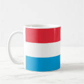 Mug Drapeau luxembourgeois en céramique (Gauche)