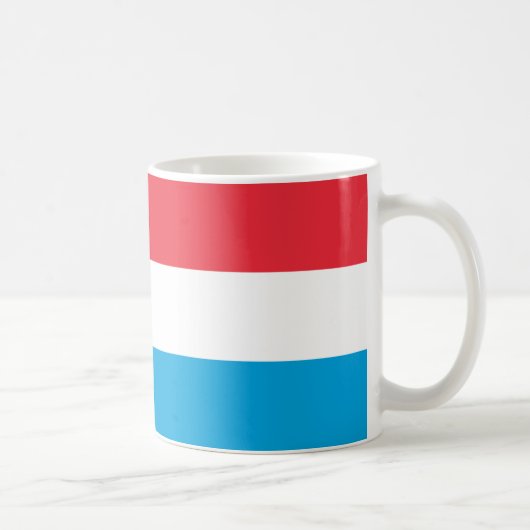 Mug Drapeau luxembourgeois en céramique (Droite)