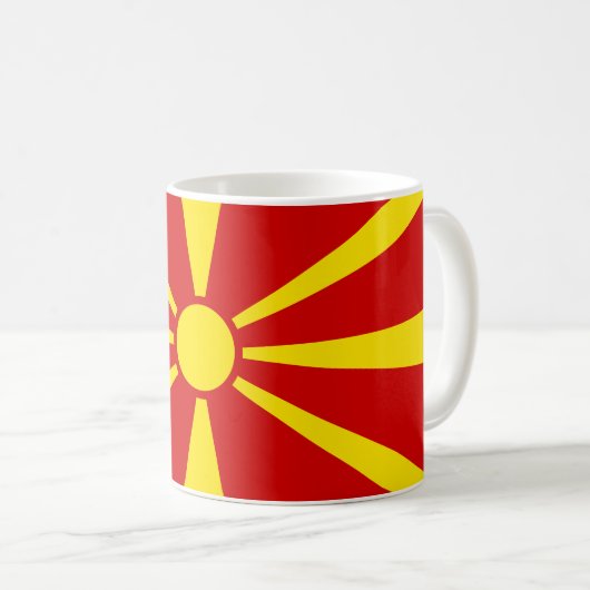 Mug Drapeau macédonien (Devant droit)