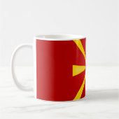 Mug Drapeau macédonien Cool (Gauche)
