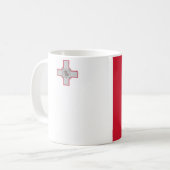 Mug Drapeau (maltais) de Malte (Devant gauche)