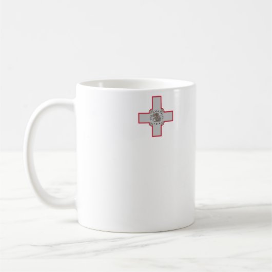 Mug Drapeau (maltais) de Malte (Gauche)