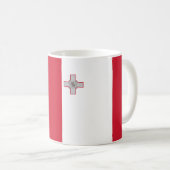 Mug Drapeau Malte personnalisable (Devant droit)
