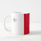 Mug Drapeau Malte personnalisable (Gauche)