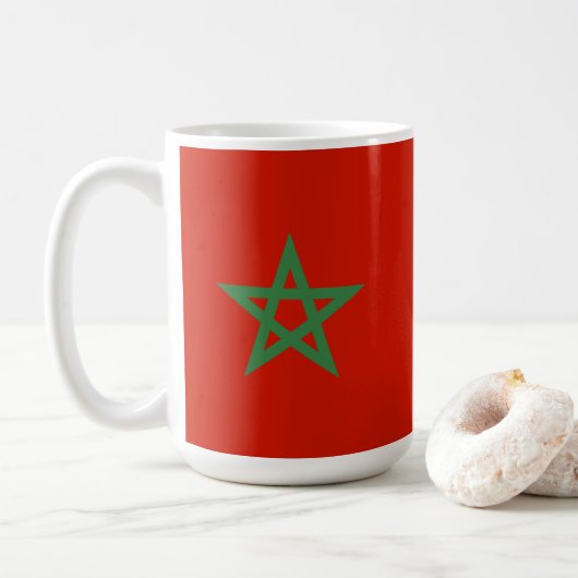 Mug drapeau marocain (Avec donut)