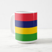 Mug Drapeau mauricien (Devant gauche)
