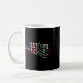 Mug Drapeau mexicain américain Drapeau mexicain (Gauche)