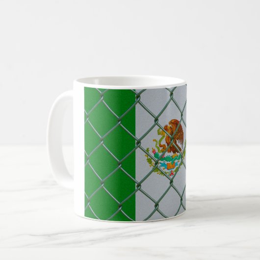 Mug Drapeau mexicain protégé (Devant gauche)