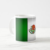 Mug Drapeau mexicain stylisé (Devant gauche)