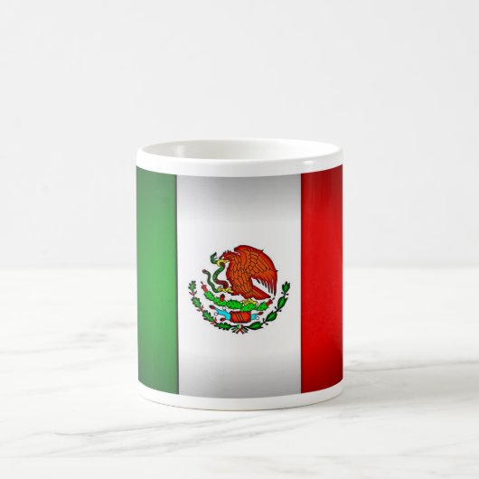 Mug Drapeau mexicain stylisé (Centre)