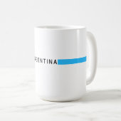 Mug Drapeau minimaliste argentin (Devant droit)