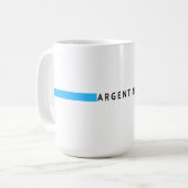 Mug Drapeau minimaliste argentin (Devant gauche)