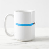 Mug Drapeau minimaliste argentin (Gauche)