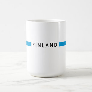 Mug drapeau minimaliste finlandais