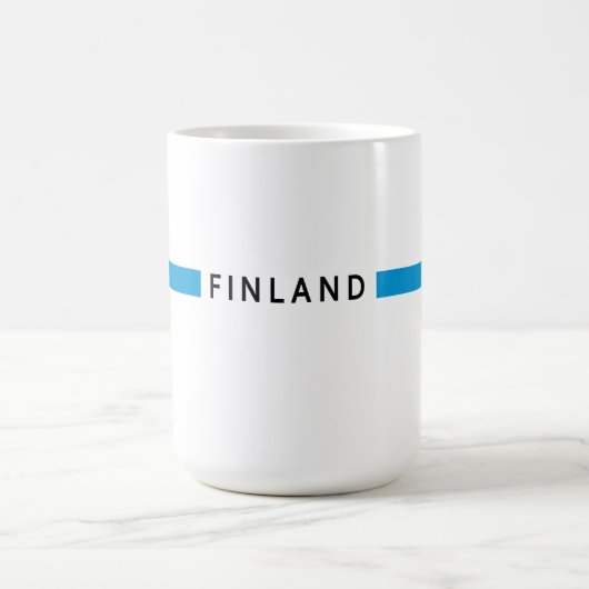 Mug drapeau minimaliste finlandais (Centre)